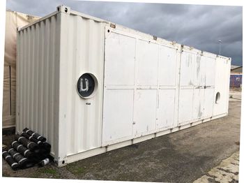 Conteneur maritime Container uso esposizione 9 x 2,5 metri, con due pedane per ingresso laterale: photos 1