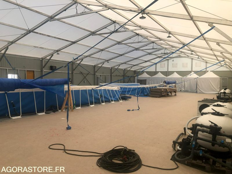 Conteneur comme habitat Chapiteau modulaire 20 x 40m