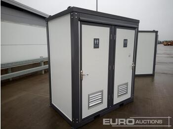  Unused 2022 Bastone Portable Toilets, Double Closestools - conteneur comme habitat