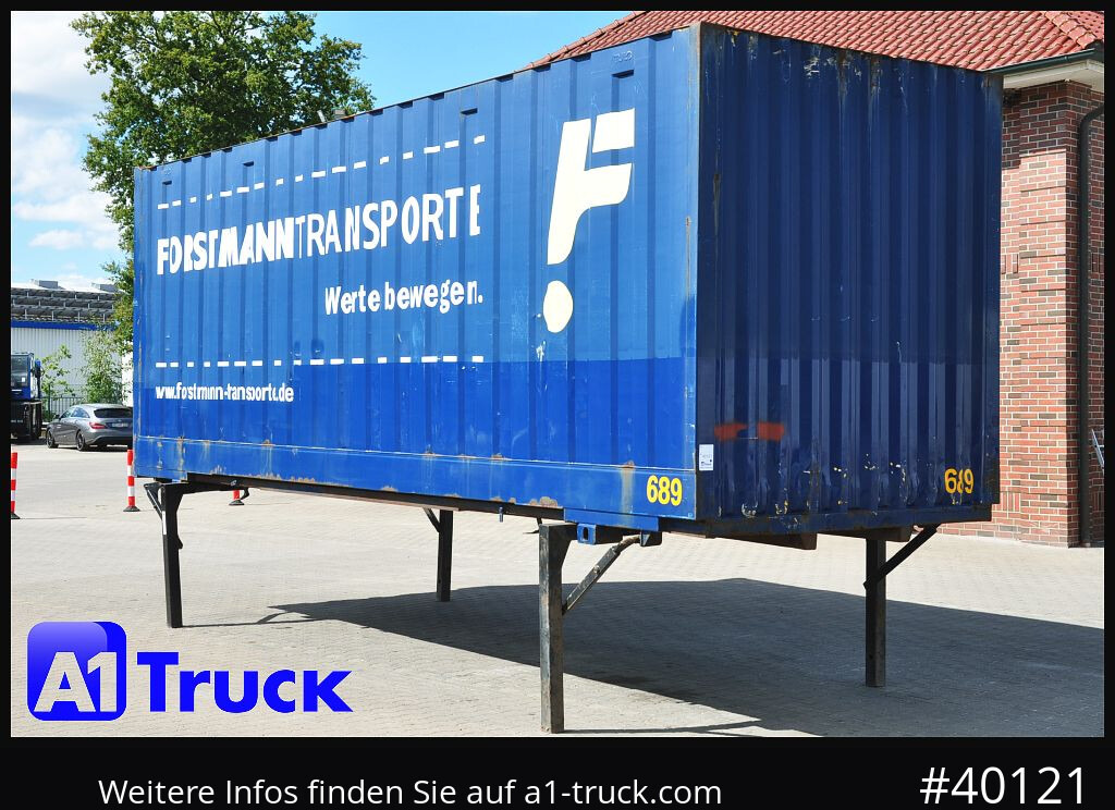 Conteneur maritime KRONE BDF 7,82 Container, 2700mm Innenhöhe, Portaltür