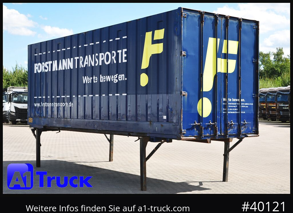 Conteneur maritime KRONE BDF 7,82 Container, 2700mm Innenhöhe, Portaltür