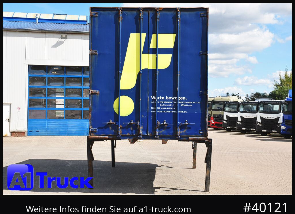 Conteneur maritime KRONE BDF 7,82 Container, 2700mm Innenhöhe, Portaltür