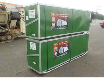 Caisse mobile/ Conteneur Unused 2021 40' x 80' x 20' PVC Dome Storage Shelter (2 Boxes): photos 1