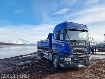 Camion benne 2014 Scania R-serie - KROKLØFTBIL - Euroklasse 6T- 330000 Km.- JOABKROK- KASSE: photos 1