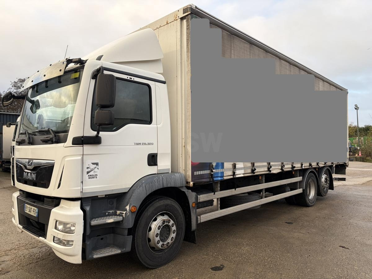 Camion à rideaux coulissants MAN TGM 26.320