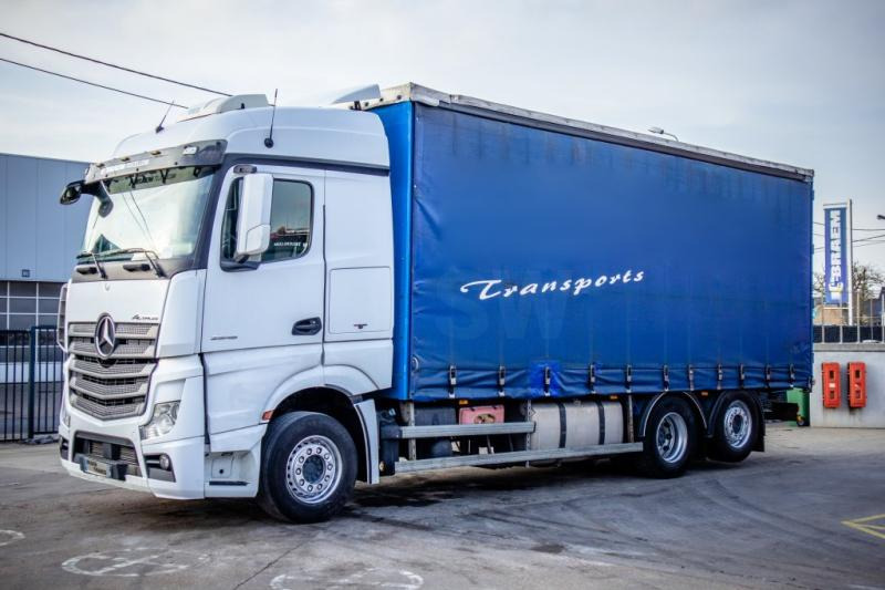 Camion à rideaux coulissants Mercedes ACTROS 2548 BL