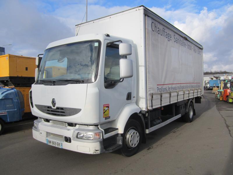 Camion à rideaux coulissants Renault Midlum 180 DCI