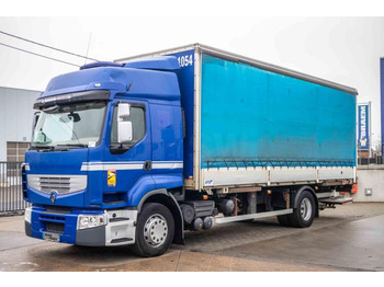 Camion à rideaux coulissants Renault PREMIUM 380 DXI+INTARDER+DHOLLANDIA