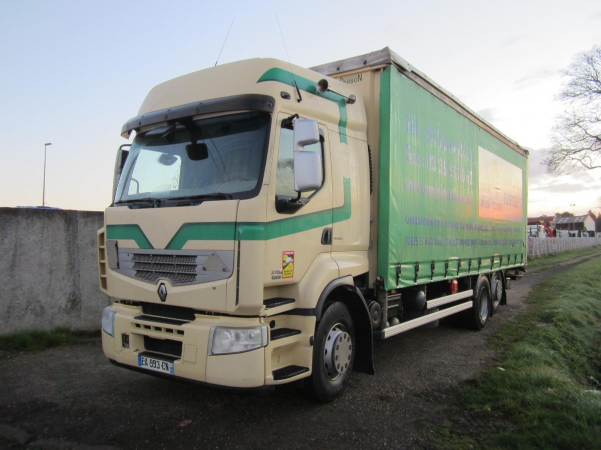 Camion à rideaux coulissants Renault Premium 370 DXI