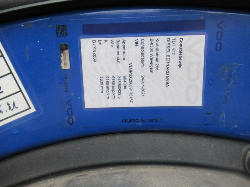 Camion à rideaux coulissants Scania p310