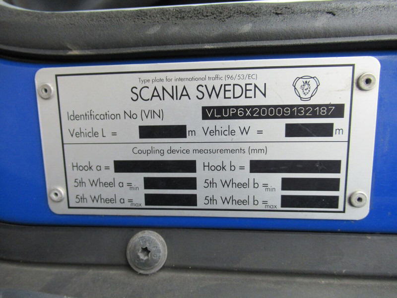 Camion à rideaux coulissants Scania p310