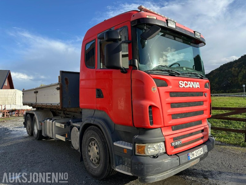 Camion ampliroll 2007 SCANIA R480 6x2 KROKBIL