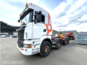 Camion ampliroll  2012 mod Scania R 560 krokbil / krokløft - 320 162 km - 8X4 - leveres med mangellapp