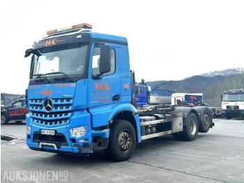 Camion ampliroll  2014 mod Mercedes-Benz Arocs krokløft med Palfinger 20 tonn krok - EU ok 04.11.24 - 410 902 km