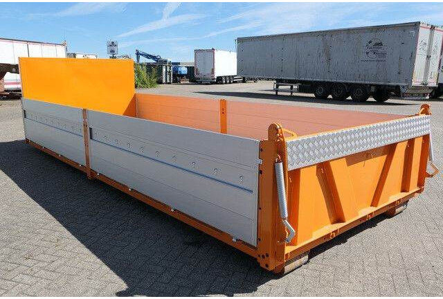 Camion ampliroll ALGA, Abrollcontainer, Bordwände, Pendelklappe