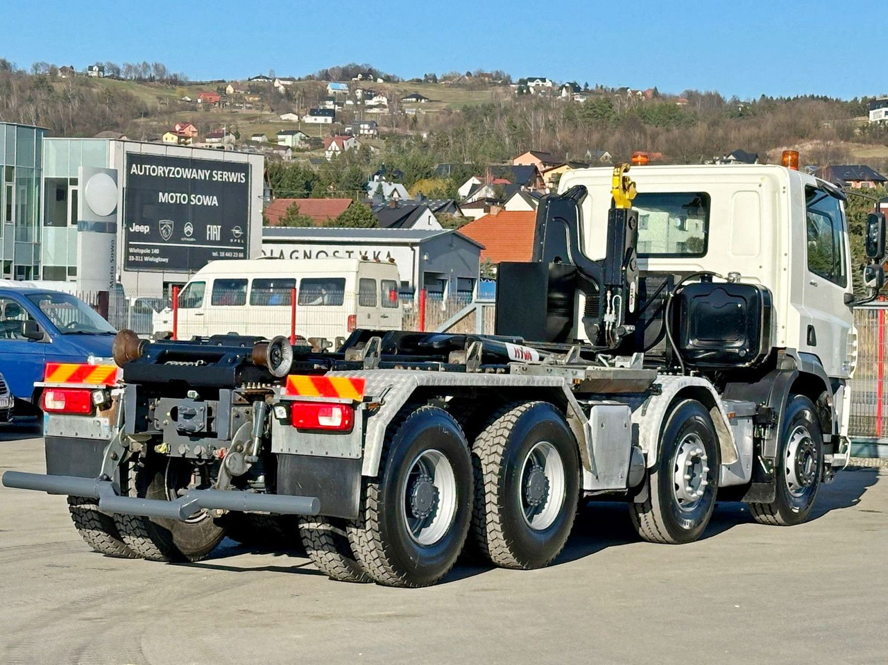 Camion ampliroll DAF CF 440 * HAKOWIEC * 8x4 * STAN BDB