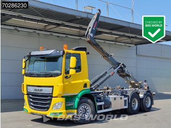 Camion ampliroll DAF CF 450 CF 6X2 HIAB 20ZL53 Hooklift LiftAxle Automatic 20 Tonnes ACC Euro 6