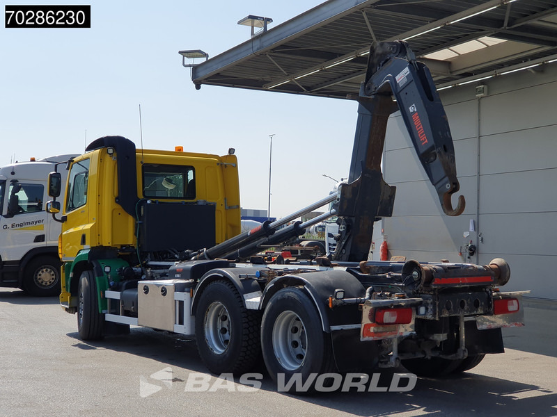Camion ampliroll DAF CF 450 CF 6X2 HIAB 20ZL53 Hooklift LiftAxle Automatic 20 Tonnes ACC Euro 6
