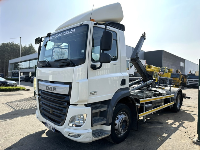 Camion ampliroll DAF CF 460 4x2 19T MARREL HOOKLIFT - 5.10M + 1.30M RETRACTABLE BUMPER - EURO 6 - 13L ENGINE - ZF AUTO