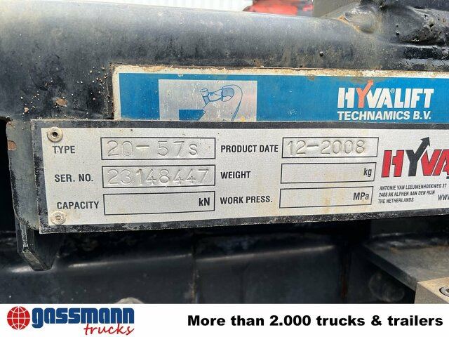 Camion ampliroll DAF CF 85.460 6x2, Lenk-/Liftachse