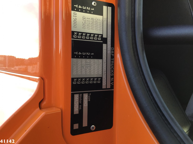 Camion ampliroll DAF FAN CF 430 VDL 21 Ton haakarmsysteem