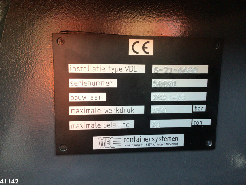Camion ampliroll DAF FAN CF 430 VDL 21 Ton haakarmsysteem