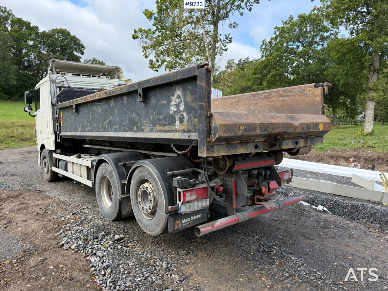 Camion ampliroll DAF FAN XL510Z hooklift with flatbed