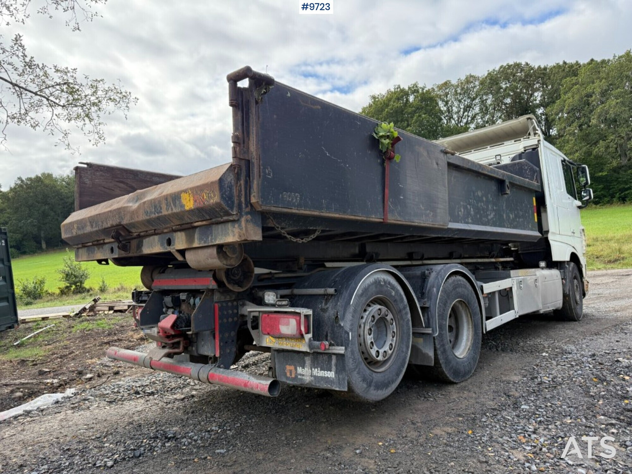 Camion ampliroll DAF FAN XL510Z hooklift with flatbed