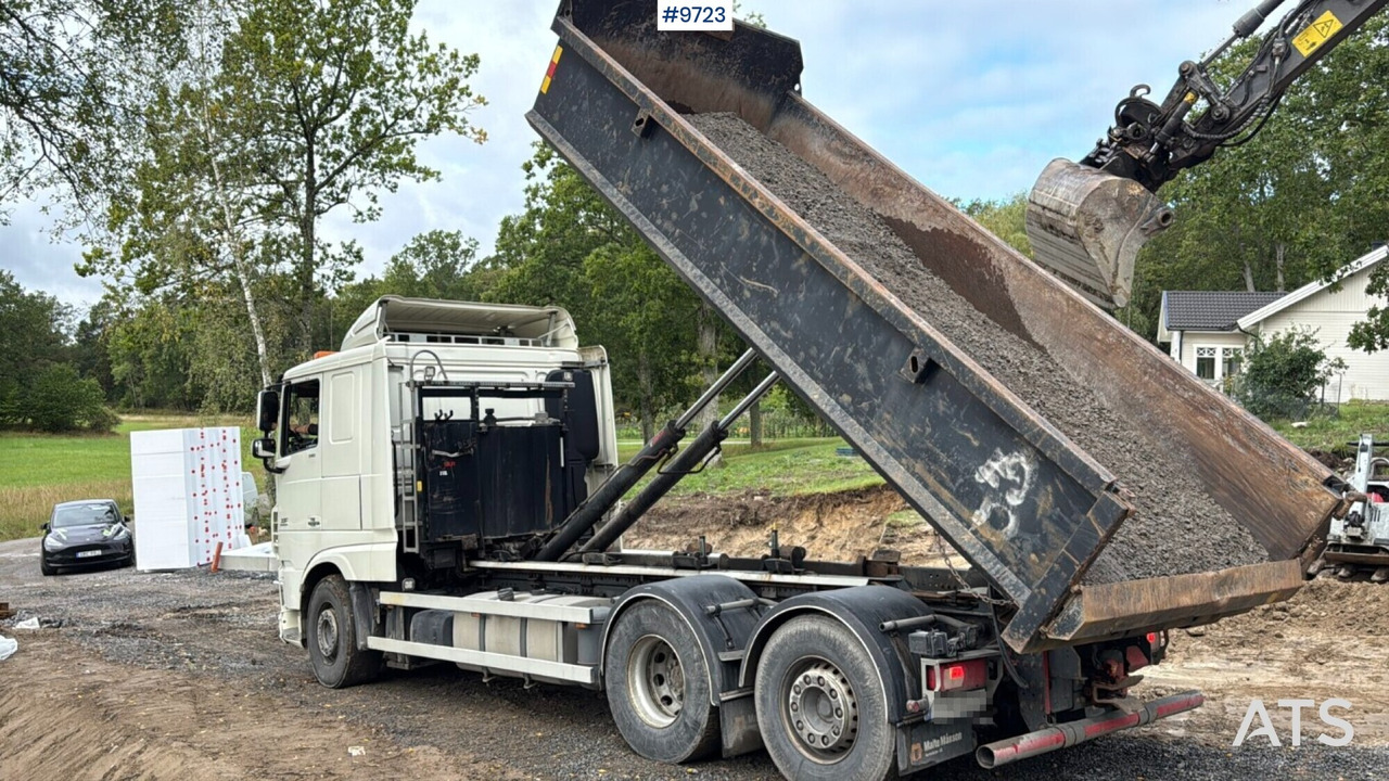 Camion ampliroll DAF FAN XL510Z hooklift with flatbed