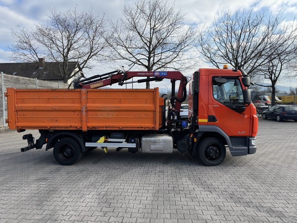 Camion ampliroll DAF FA LF 180 8t / Abrollkipper, Ladekran   Containe