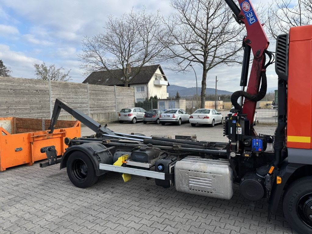 Camion ampliroll DAF FA LF 180 8t / Abrollkipper, Ladekran   Containe