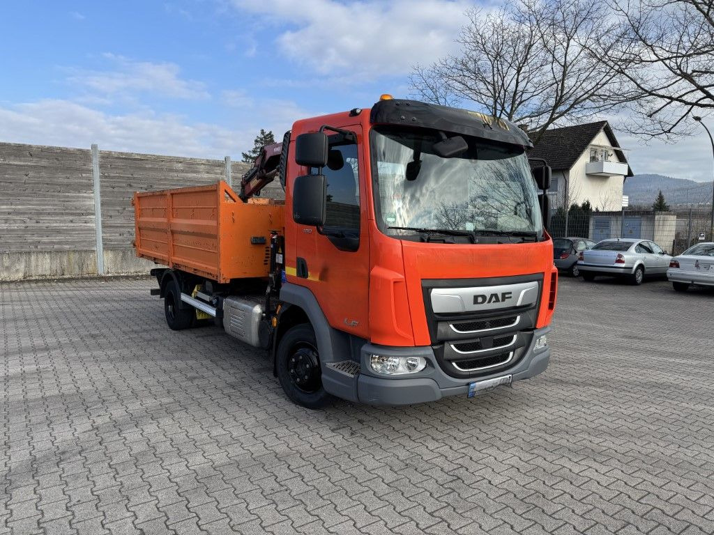 Camion ampliroll DAF FA LF 180 8t / Abrollkipper, Ladekran   Containe