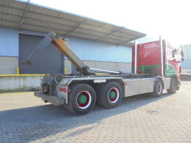 Camion ampliroll DAF XF 105 410 FAD 8X4 STEEL SUSPENSION