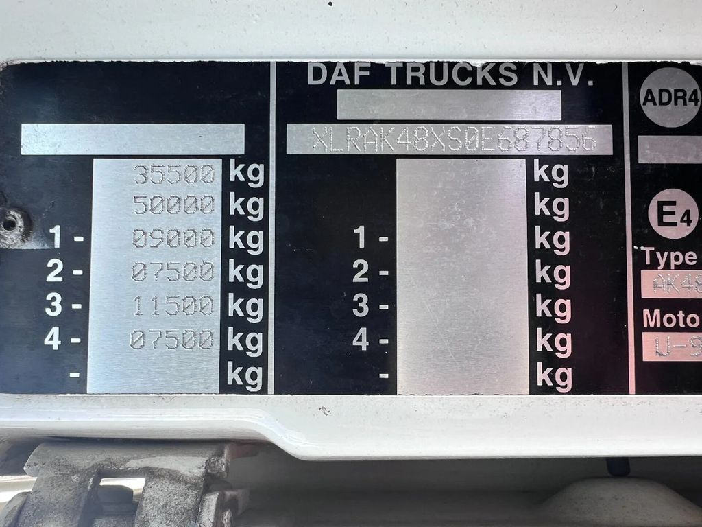 Camion ampliroll DAF XF 105.480 6X2 EURO 3 + VDL HOOKLIFT + MANUAL GE