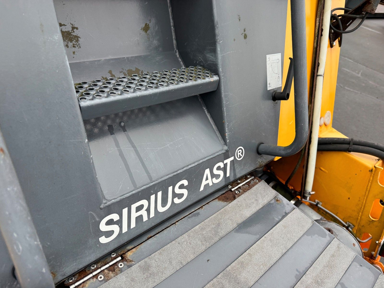 Camion ampliroll Epoke Salzstreuer Winterdienst Bandstreuer