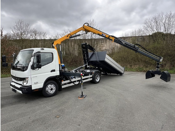 Camion ampliroll FUSO FUSO 9C18 City Abrollkipper + Ladekran m.Greifer