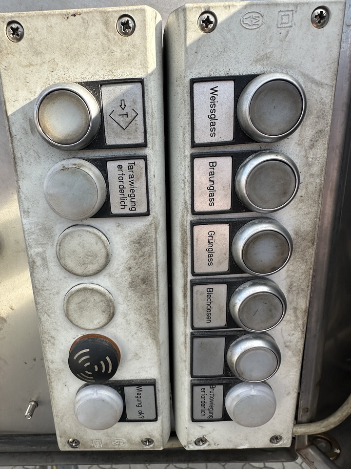 Camion ampliroll Glas Kran Mulde   Palfinger PK 16502   Funk