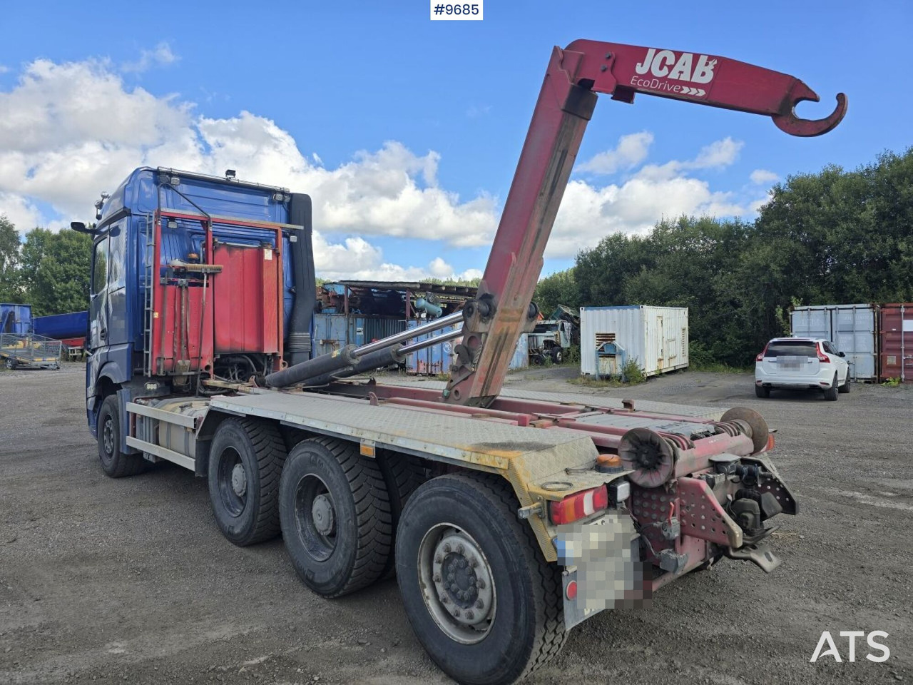 Camion ampliroll Hooklift Truck Mercedes Arocs 24 T 8x4