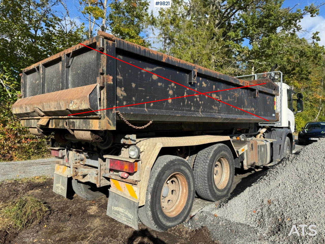 Camion ampliroll Hooklift Truck P124 360 Rep.object