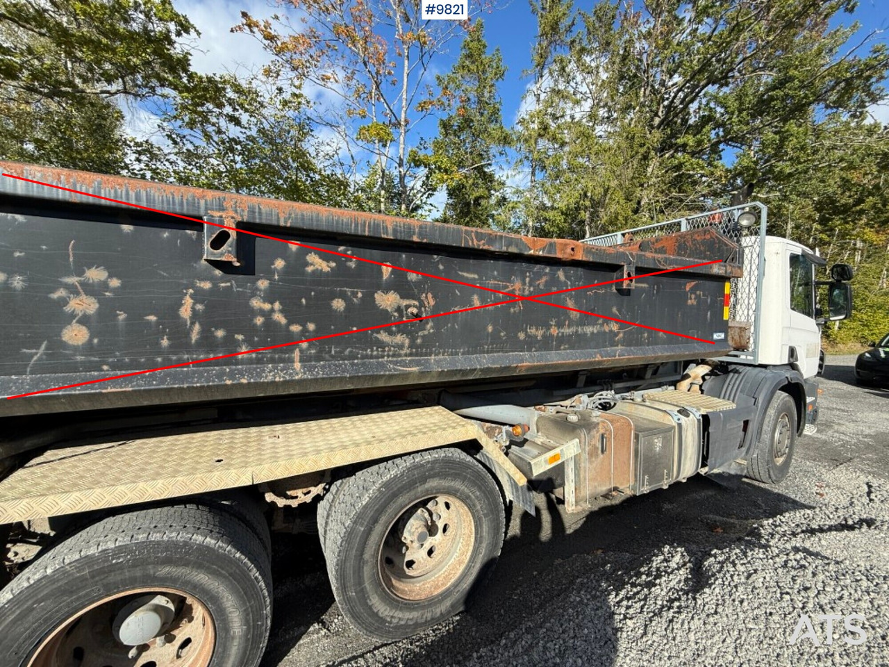 Camion ampliroll Hooklift Truck P124 360 Rep.object