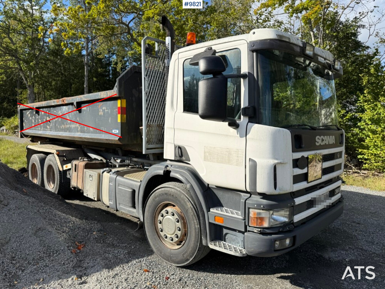 Camion ampliroll Hooklift Truck P124 360 Rep.object