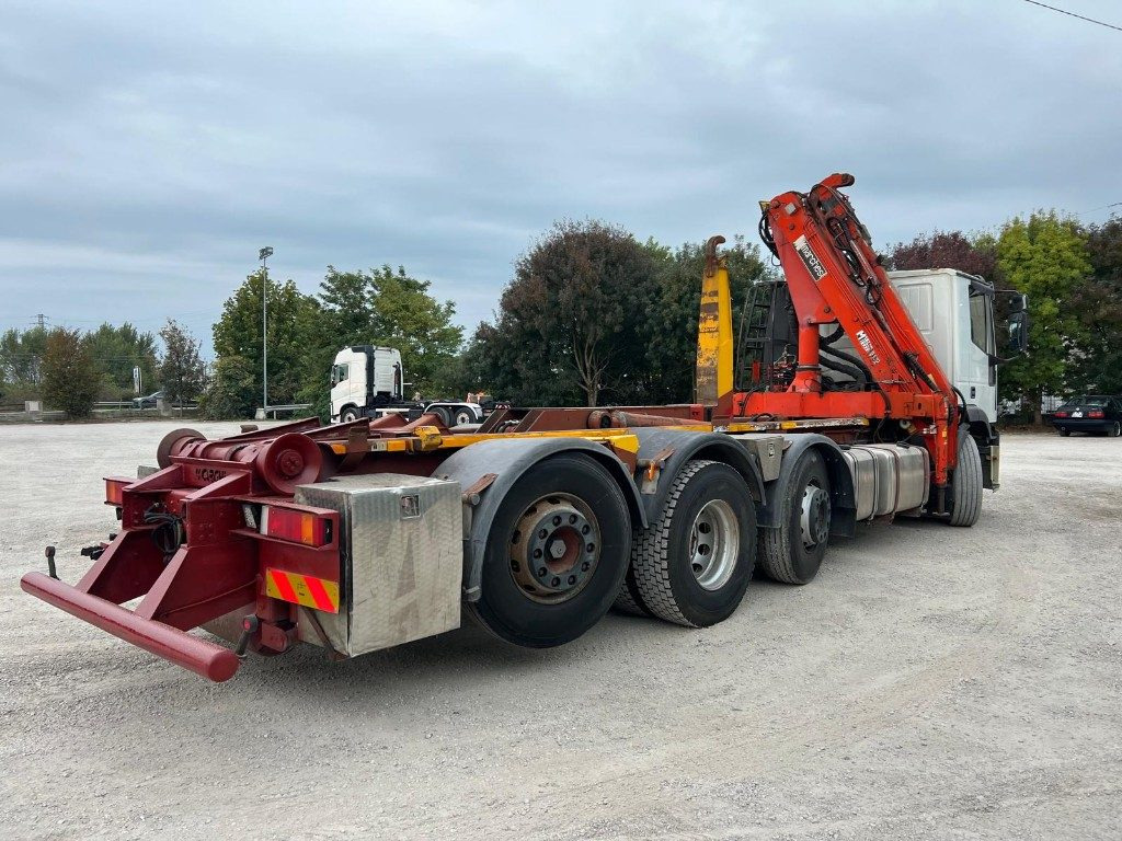 Camion ampliroll IVECO 260E43 EUROTECH USATO SCARRABILE CON GRU