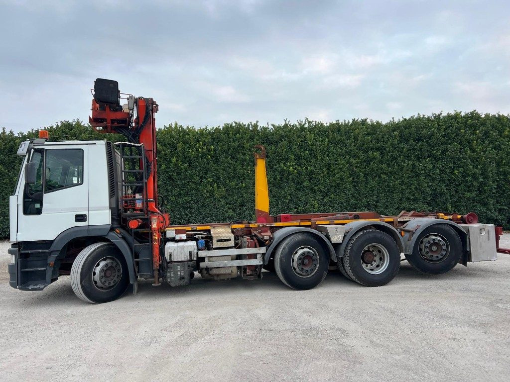Camion ampliroll IVECO 260E43 EUROTECH USATO SCARRABILE CON GRU