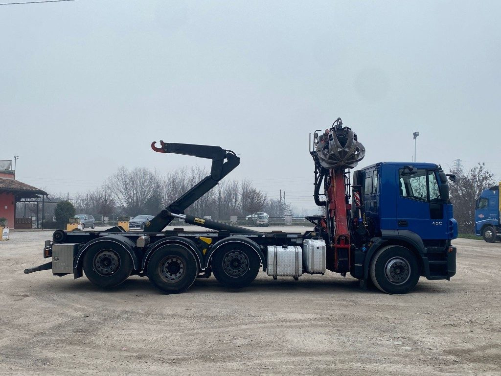Camion ampliroll IVECO STRALIS 260.450 SCARRABILE CON GRU