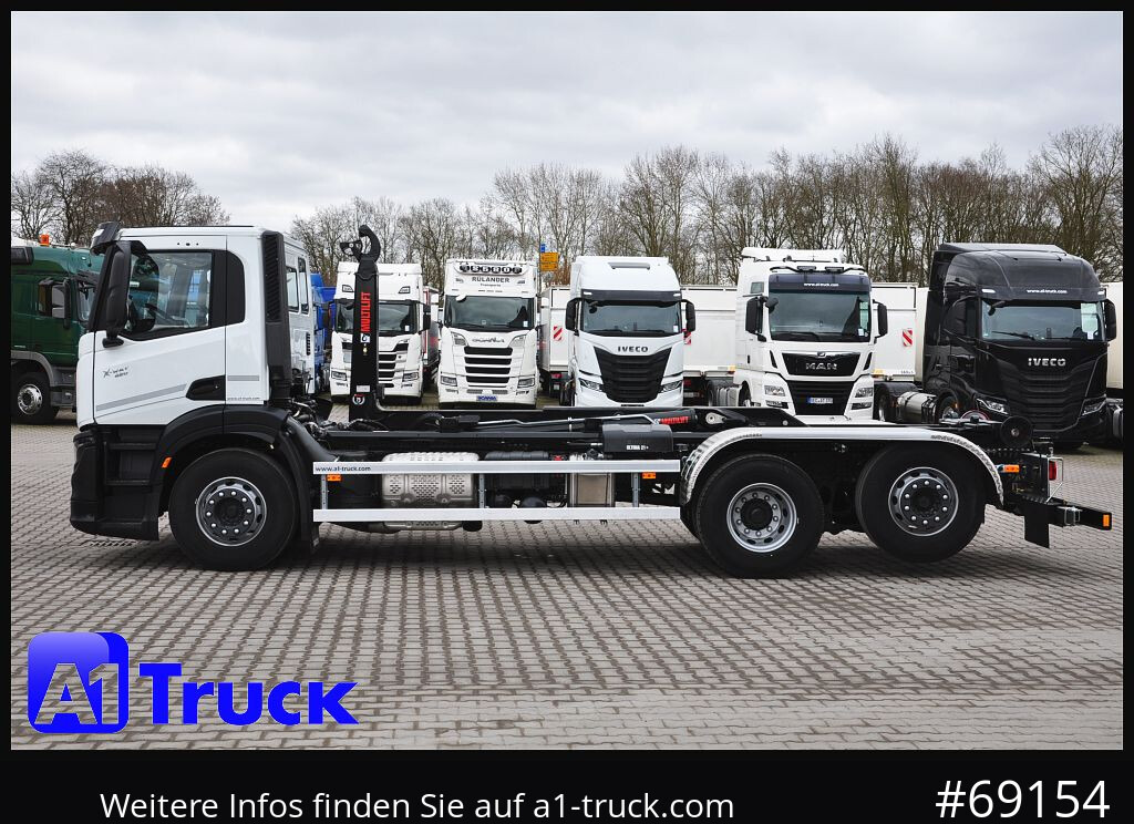 Camion ampliroll IVECO X-Way AD280X42, HIAB Multilift, Garantie
