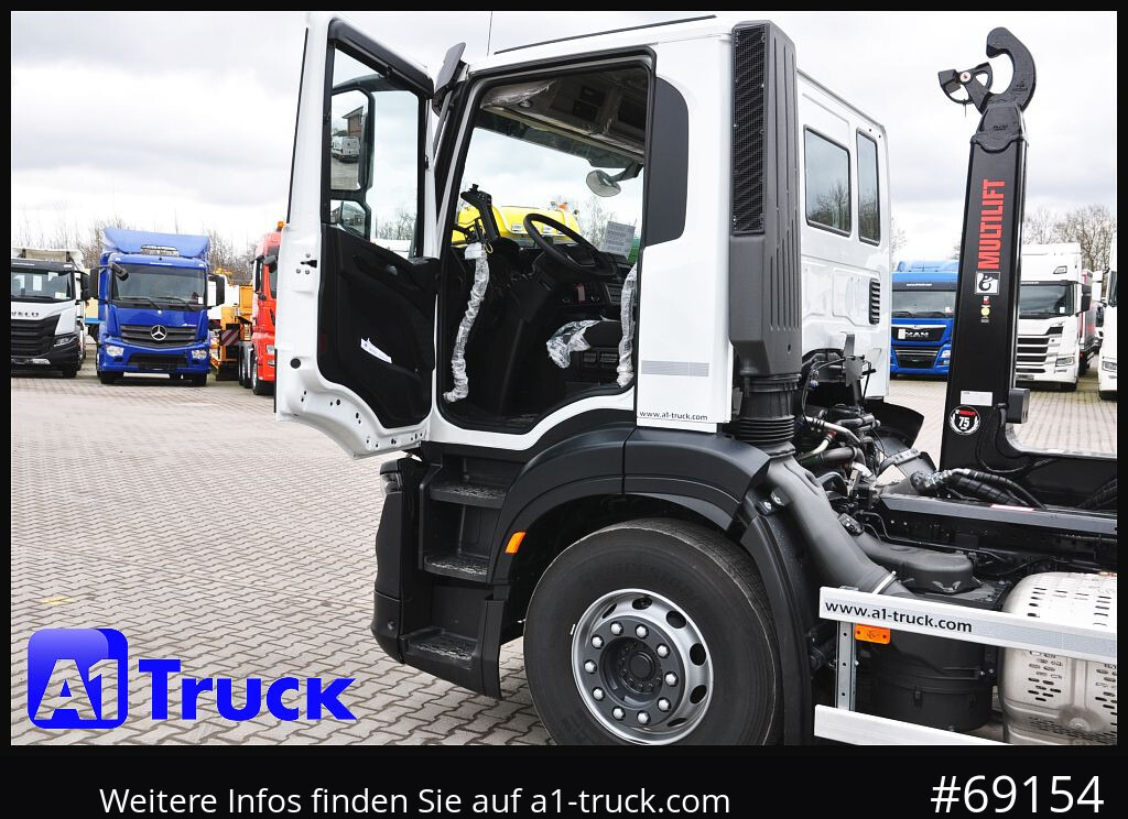 Camion ampliroll IVECO X-Way AD280X42, HIAB Multilift, Garantie