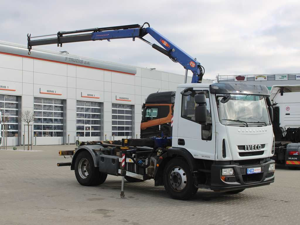 Camion ampliroll Iveco EUROCARGO 140E25, EURO 5, HYDRAULIC CRANE PM9022