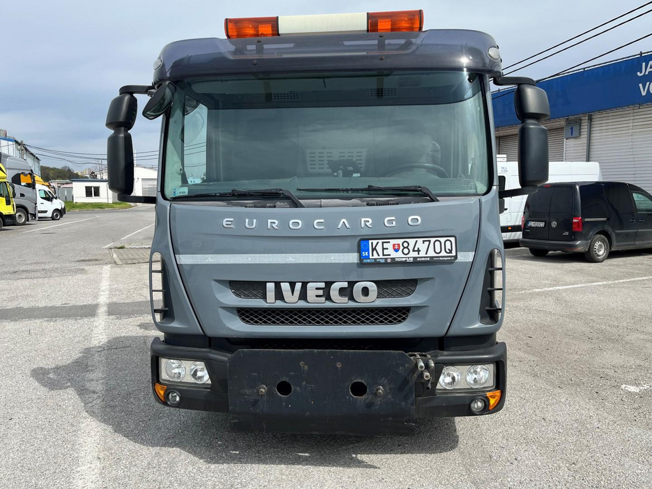 Camion ampliroll Iveco EuroCargo, 80E18, Hákový nosič kontajnerov