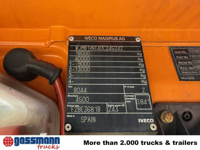 Camion ampliroll Iveco Trakker AT190T33W/P 4x4, Winterdienstausstattung