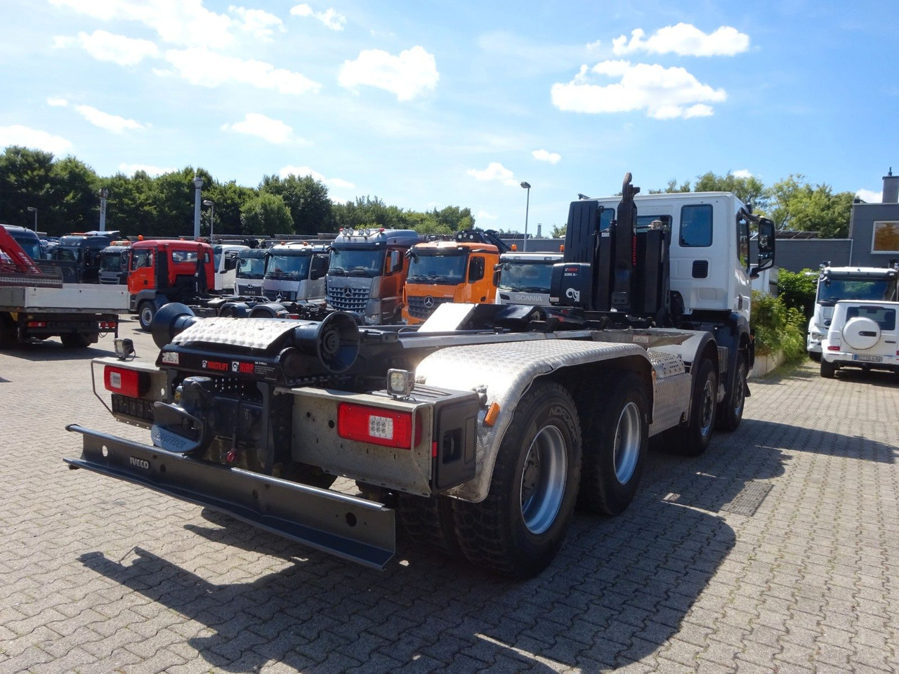 Camion ampliroll Iveco X-WAY 480 HIAB ABROLLER